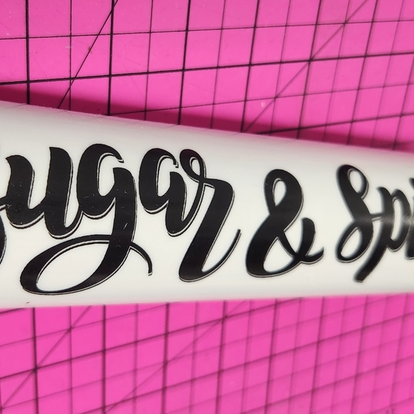 New 16" Ceramic inscribed "Sugar & Spice" Rolling Pin - Picture 4 of 6